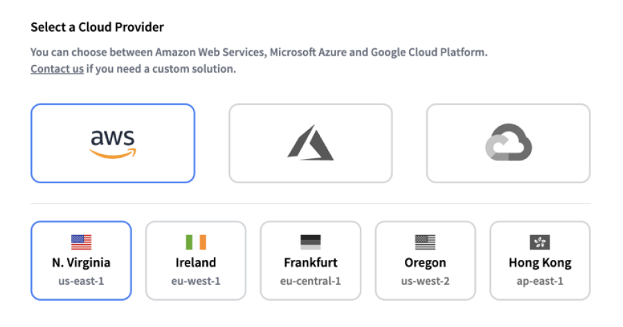 Choose your cloud